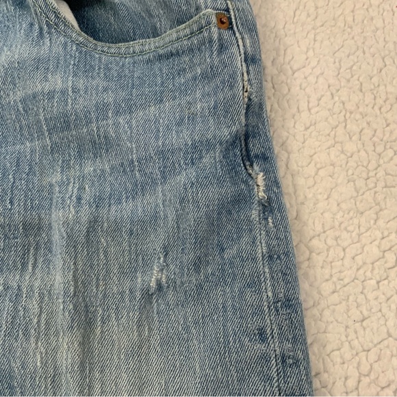 Levi’s 510 Men's 32x32 Skinny Jeans Distressed White Oak Cone Denim Light Wash - Picture 5 of 16